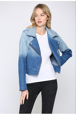 OMBRE DENIM JACKET